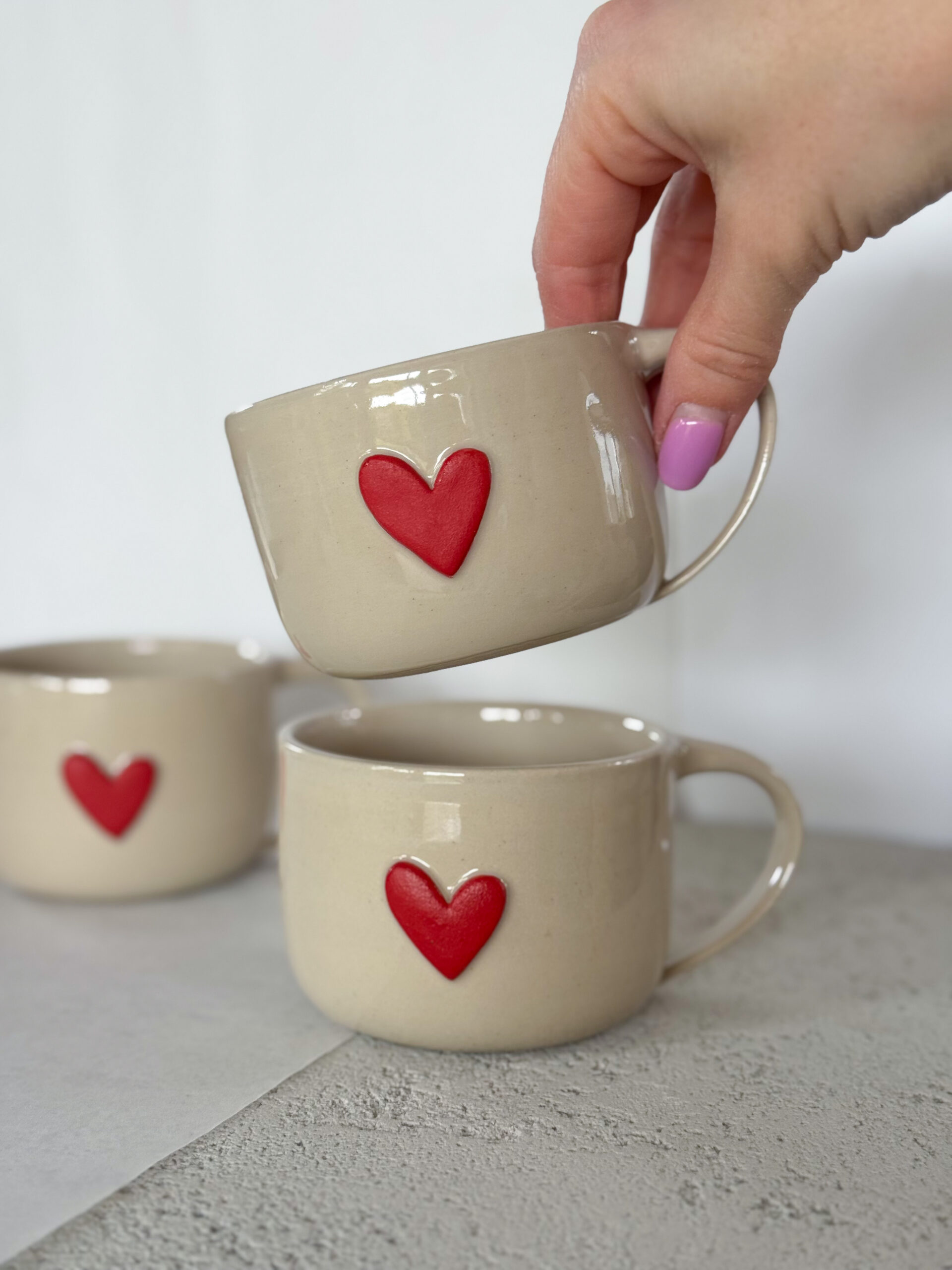 SRDÍČKO SVĚTLÝ HRNEK 220ml sleva